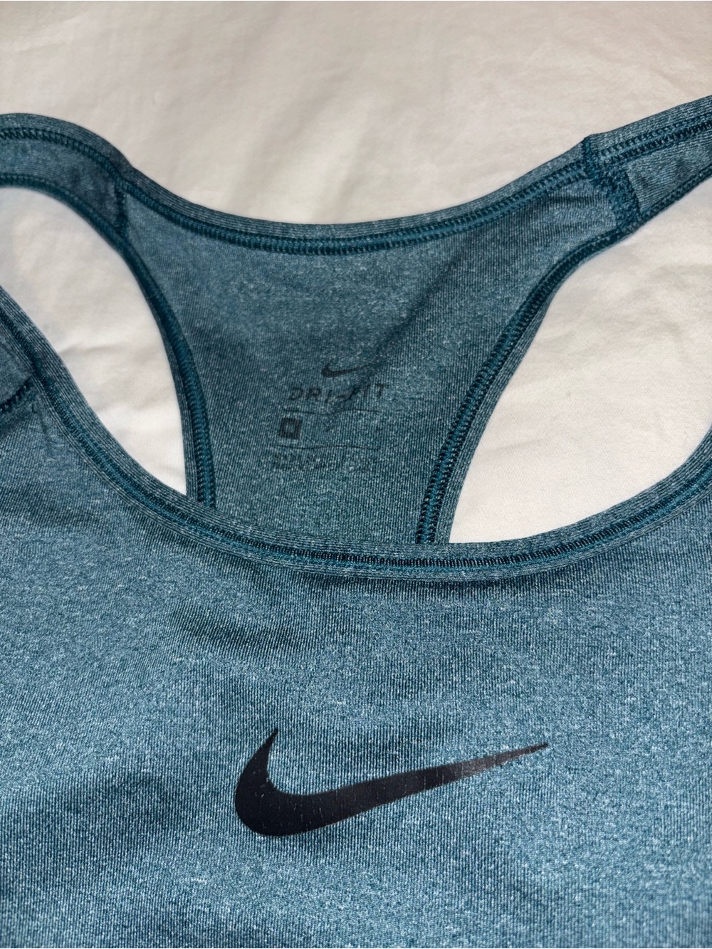 Nike Women's Teal Racerback Sports Bikini Top